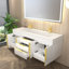 Milana  Floating Bathroom Vanity With Reinforced Acrylic Double Sink In Gloss White-1829541036