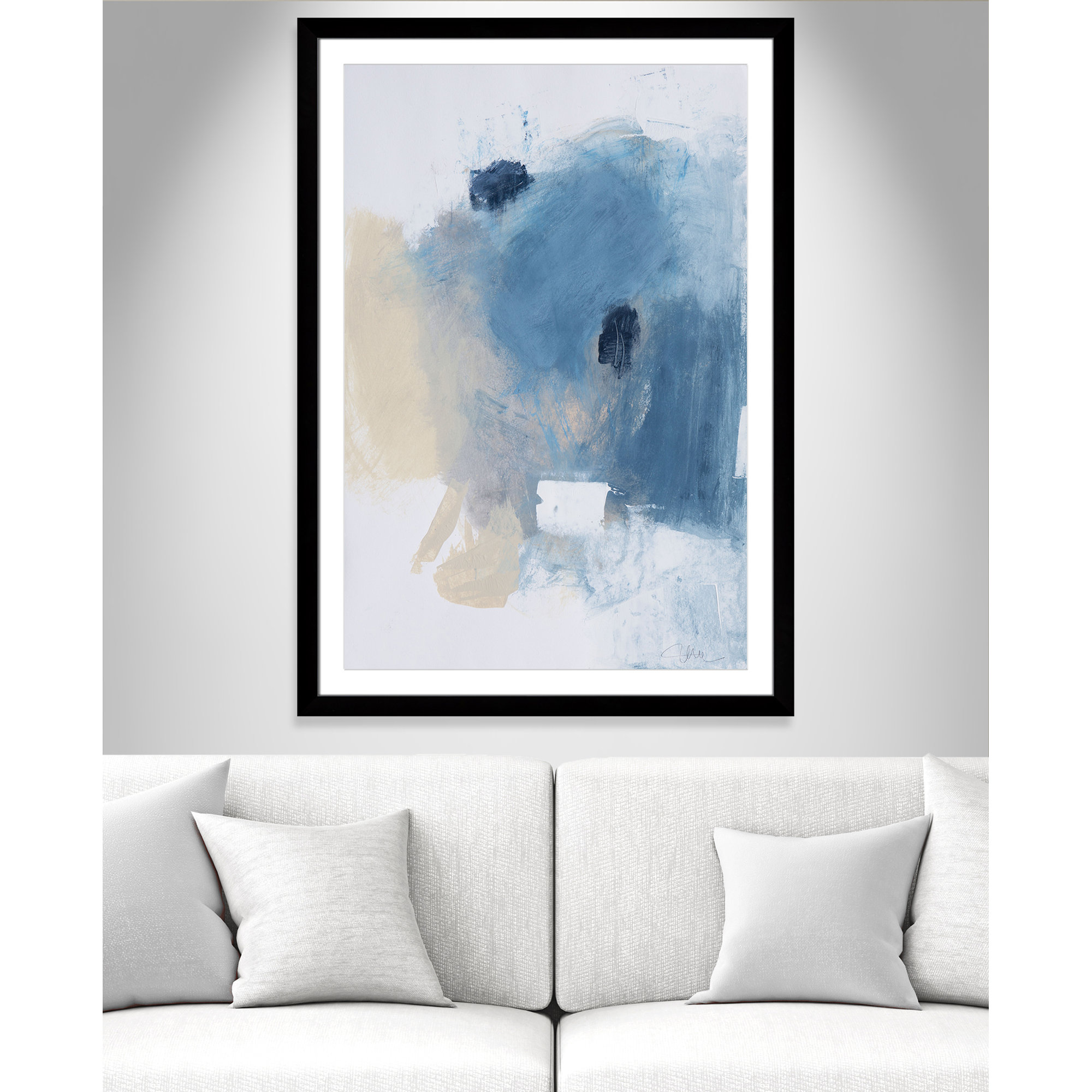 Coastal Carnival I Print by Casa Fine Arts, Black Single Picture Framed Paper, White, 49" H x 35" W x 1.25" D