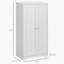 Armoire de rangement avec tablette réglable