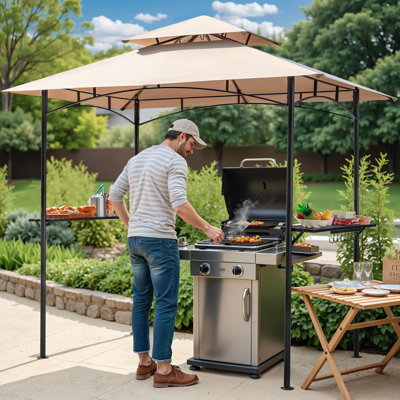 8‘*5’ Grill Gazebowith 2-Tiered Roof