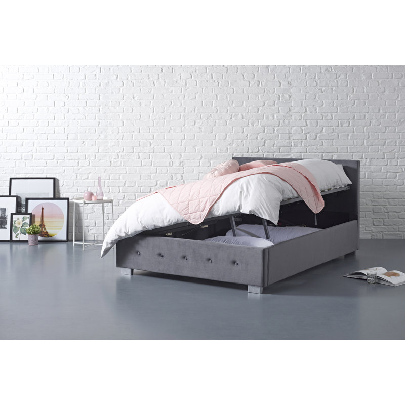 Alfreida Upholstered Ottoman Bed, Super King