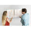 Magnetic Memo Board Whiteboard - 120 x 60 cm - With Marker and Magnets - Planer of the week