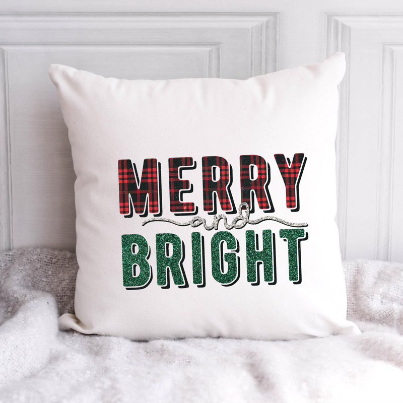 Coussin en polyester Christmas-03_2, 20 po x 20 po