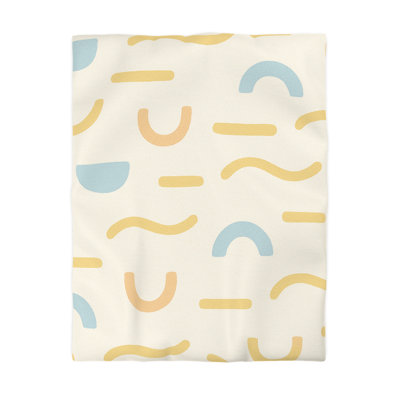 Microfiber Duvet Cover Boho Style, Design 86