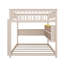 Full XL Over Queen Bunk Bed With Integrated Shelving, Customizable Lights And Ventilated Panel-1160072004-1160072005