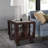 Lakela End Table, Made with Wood and Iron, 24x24x24-391565222