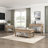 Classic Natural Finish 1Pc Cocktail Table With Two Drawer And Open Shelf Wooden Living Room Furniture Centre Table