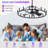 41-Inch Wagon Wheel Chandelier Fan-503017819