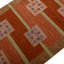 Rug & Kilim’S Scandinavian Style Geometric Red Orange And Green Wool Kilim-86873788