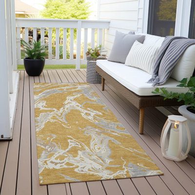 Machine Washable Indoor/Outdoor Chayden ACN1035 Rug