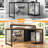 Small Home Office L Shaped Computer Desk With 3 Drawers & Led Lights & Power Outlet & Monitor Stand-245104803-245104800