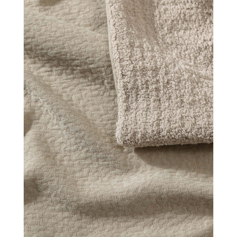 Pebble Snug Coverlet, Taupe, King Coverlet