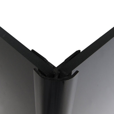0.8" x 96" Wall Paneling in Black