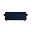 Canapé formel de luxe en velours 1pc avec coussins de salon-2038108609