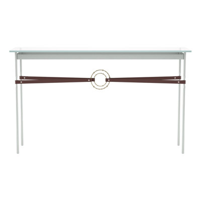 Equus 54" W Glass Top Console Table