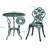 2 - Person Metal Patio Dining Set with Round Table-1498060028