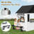 Wooden Playhouse For Kids Outdoor, Cottage Play House With Door, Windows, Fence, Bench, Service Station, Blackboard, Toys, For Kids 3-8 Years, White-125374889