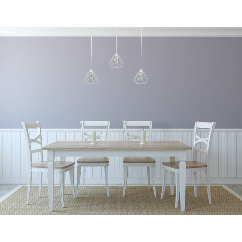 Gazon 3 - Light White Caged Pendant