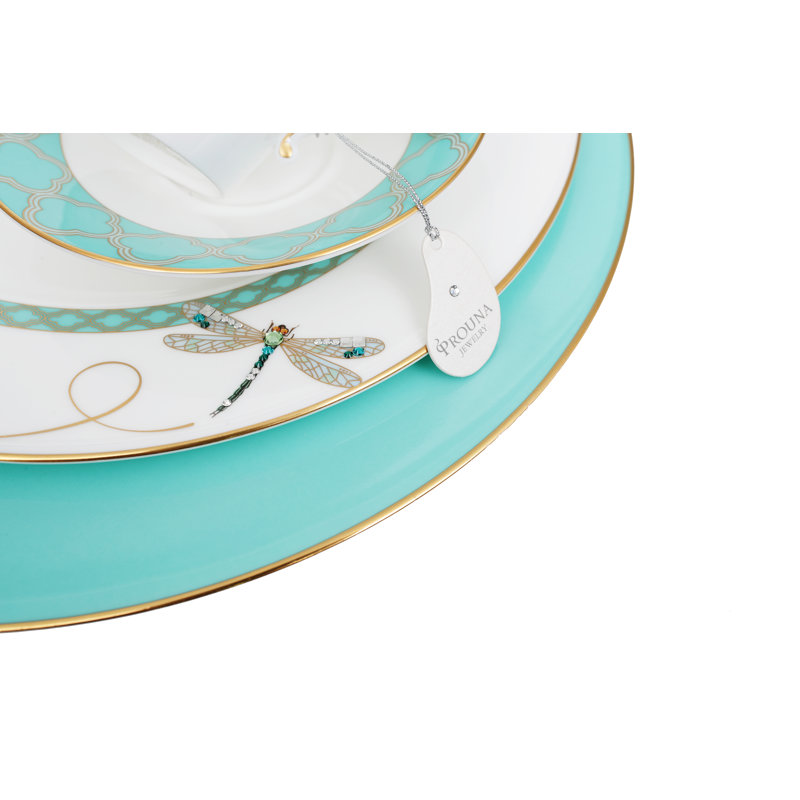 10.5" Bone China Dinner Plate