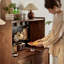 Solid Wood Cavity Board One-Piece Against The Wall Multifunctional Storage Food Cabinet
