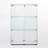 Versatile Three-Shelf Glass Cabinet For Display And Storage, Enhancing Functionality And Style.-1588487564
