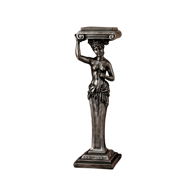 Statue de plancher français provincial caryatid
