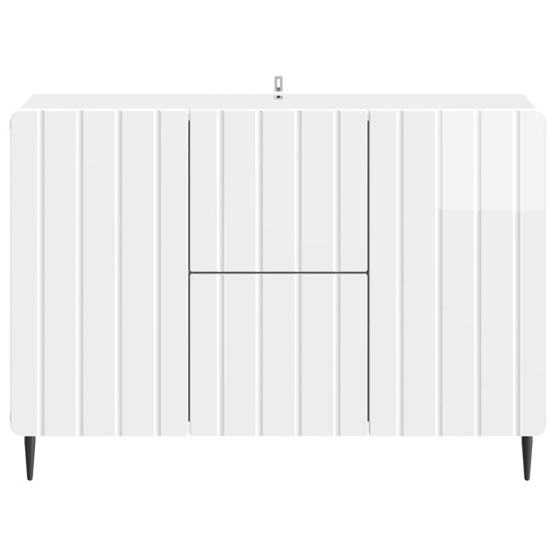 89cm Sideboard, High Gloss White