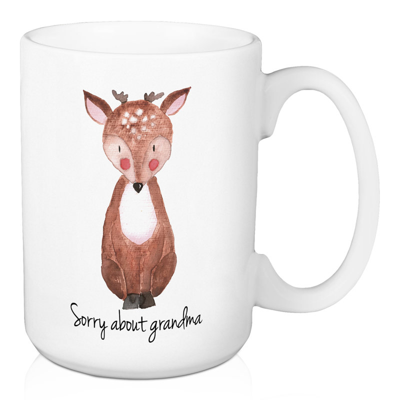 Grande tasse à café de cerf-mamie Cantu