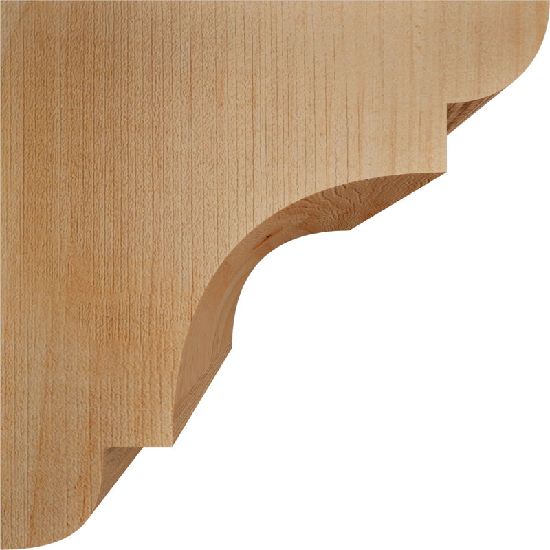 New Brighton Corbel, H 6 po x l 5,5 po x P 6 po, Sapin de Douglas, Lisse