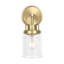 Anders Bathroom Bedroom Wall Fixture With Clear Shade-1306677845-1306677870-1306677871