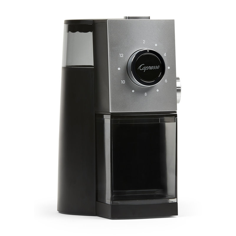 Black Electric Adjustable Grind Burr Coffee Grinder
