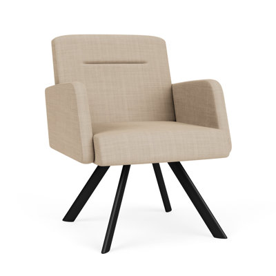 Willow Lounge Reception Guest Chair Steel Legs