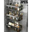 Ensemble de 3 tablettes de douche en aluminium, tablettes de salle de bain adhésives, organisateur de rangement mural antirouille mural