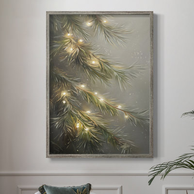 Art de Noël, série 2, impression encadrée XLI - bois massif XMAI81819