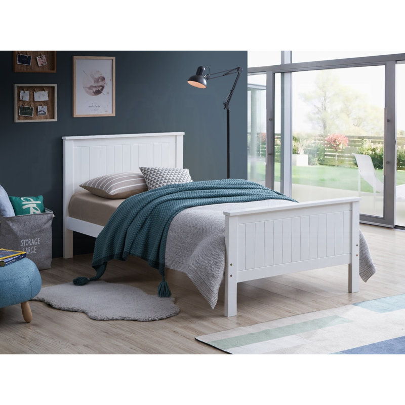 Bungalow Platform Bed, White