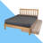 Solid Wood Slat Bed-1649017830