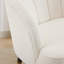 Fauteuil d'appoint rembourré avec pieds en bois-816122635