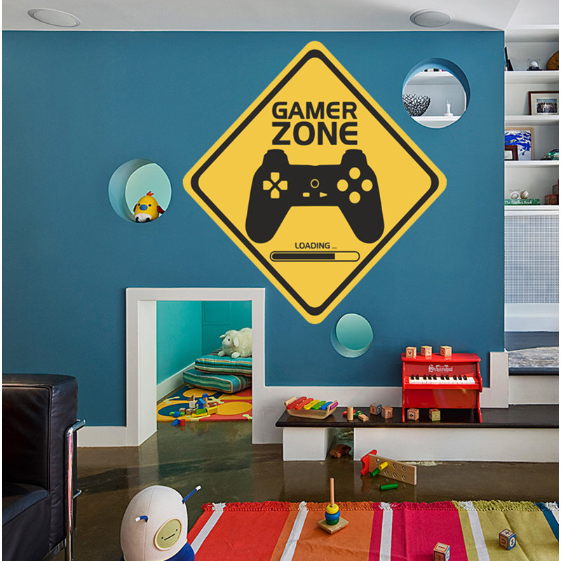 Adhésif mural Gamer, H 46 po x l 46 po
