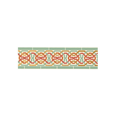 Darro Mosaic Border Wallpaper