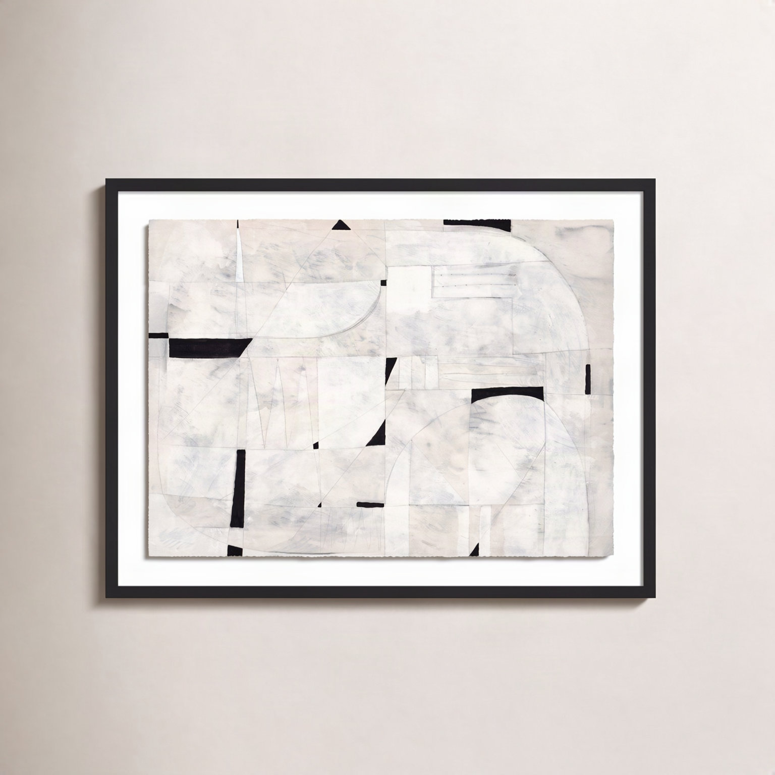 Another Dream Painting by Jess Engle, Black Maple Framed, 25" H x 32" W