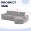 Canapé modulaire en chenille de luxe - Système de coussin à deux couches avec support ergonomique-721216338
