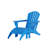 Geoff Plastic Adirondack Chair with Ottoman Set-440759051
