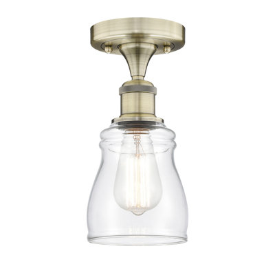 Plafonnier semi-encastré en verre Makemson