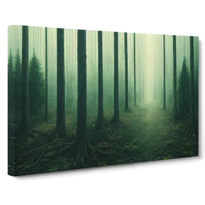 Expressive Forest - Wrapped Canvas Print