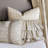 Jolene Ruffled, Beaded, Scalloped Throw Pillow