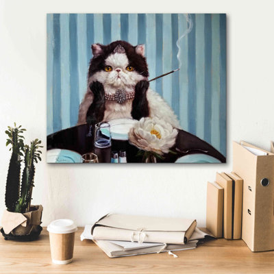 'Breakfast at Tiffany's' by Lucia Heffernan, Canvas Wall Art