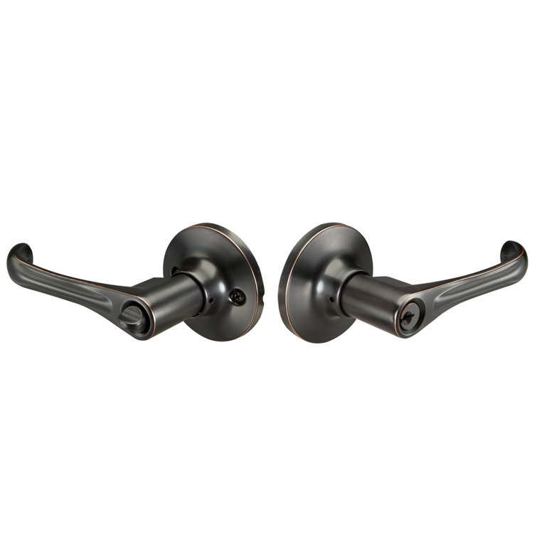 Edge Entry Lock with Wando Lever and Kwikset Keyway