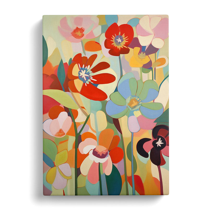 Overmoor Flowers Orphism Vol.5 - Wrapped Canvas Print, 50cm H x 35cm W x 3cm D