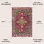 Tapis rouge / rose Brooklyn-1852852428