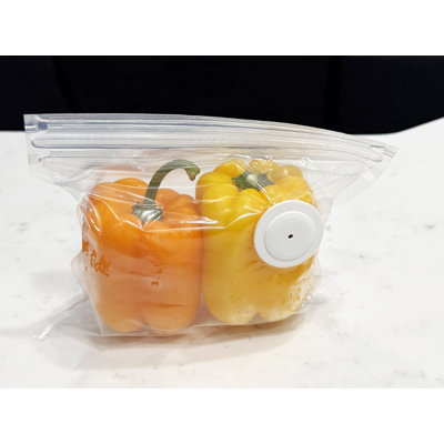 65kPa Cordless Handheld Vacuum Sealer with Reusable Bags – 10X Freshness Food Saver for Kitchen, Travel & Meal Prep